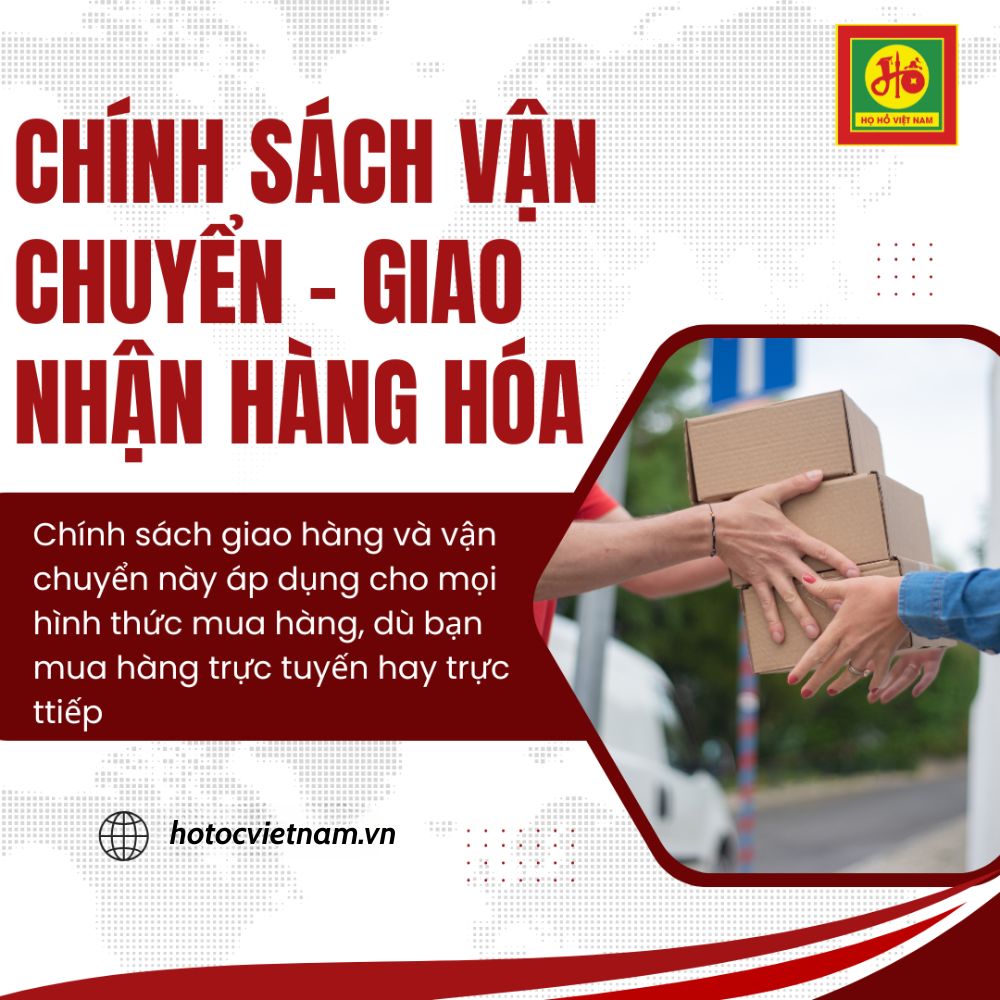 Chính Sách Vận Chuyển Và Giao Nhận Hàng Hóa