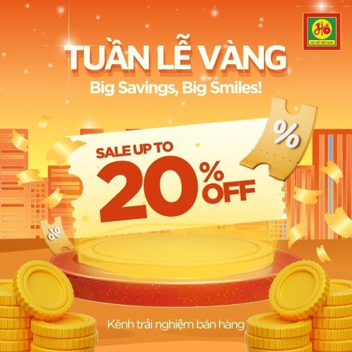 Tuần Lễ Vàng: Sale Đến 20% Tất Cả Sản Phẩm Yến Chưng Cao Cấp