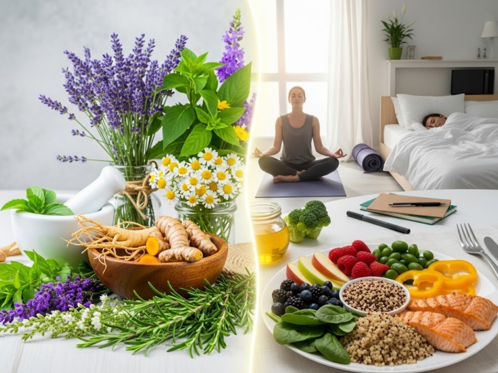 Kết hợp thảo dược và lối sống lành mạnh