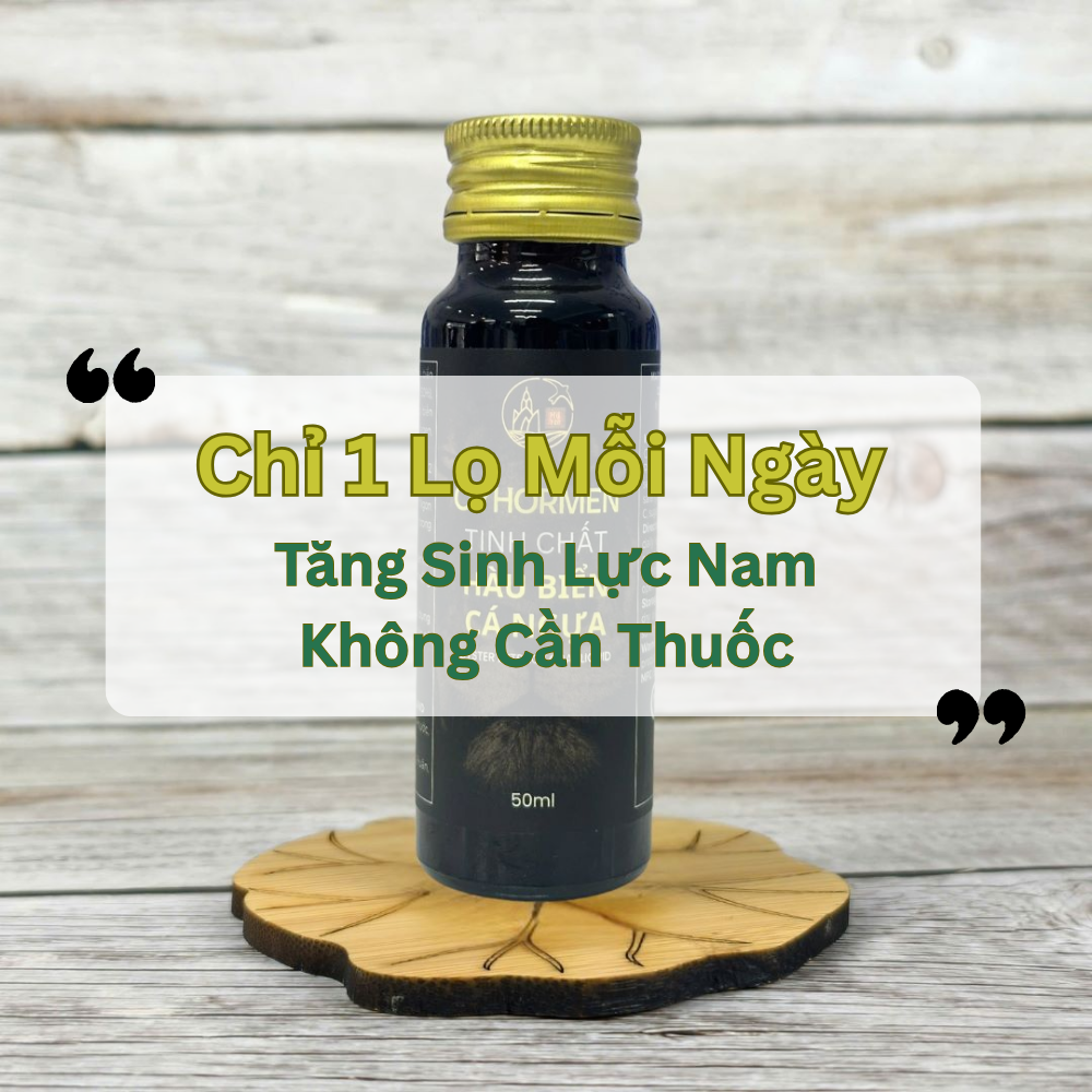 Chỉ 1 Lọ Mỗi Ngày – Tăng Sinh Lực Nam Không Cần Thuốc