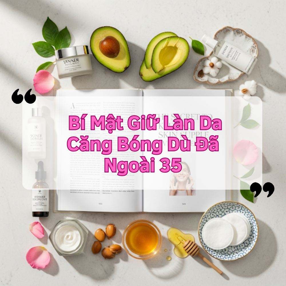 Bí Mật Giữ Làn Da Căng Bóng Dù Đã Ngoài 35