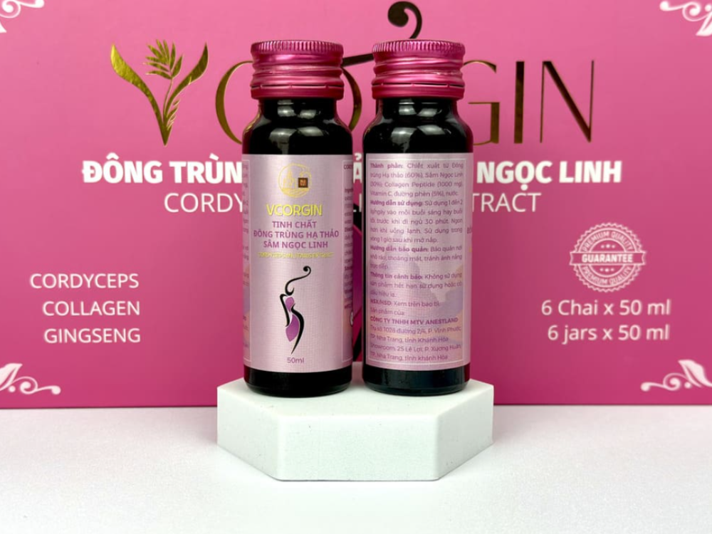5. Sử dụng VCORGIN để tăng tốc hồi phục