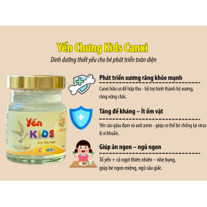 1. Tổ yến + Canxi – Bộ đôi vàng cho trẻ phát triển toàn diện