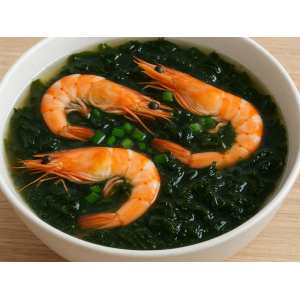 2.1. Canh rong mứt nấu tôm