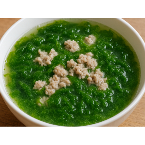 2.2. Canh rong mứt thịt bằm